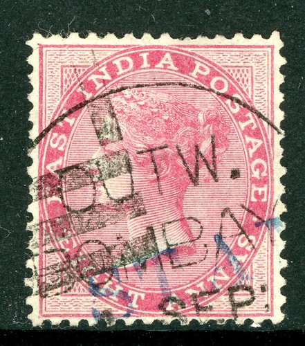 British 1868 India QV 8a Rose Scott #28 VFU U269