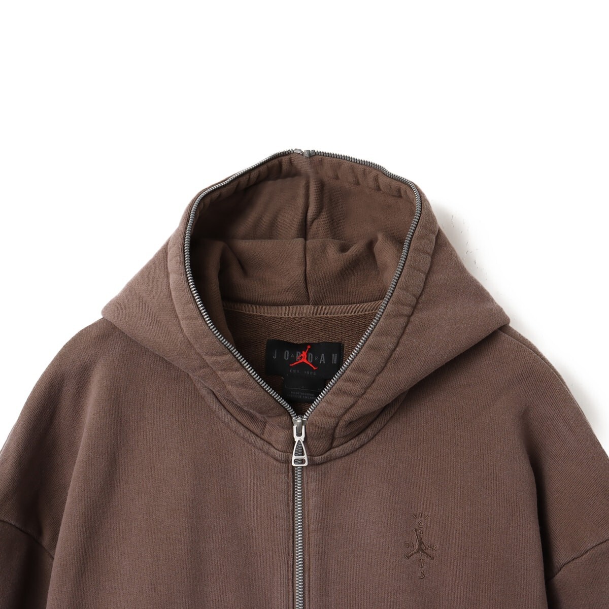 Travis Scott x Nike Jordan Fullzip Hoodie Brown DZ5500-275 Japan