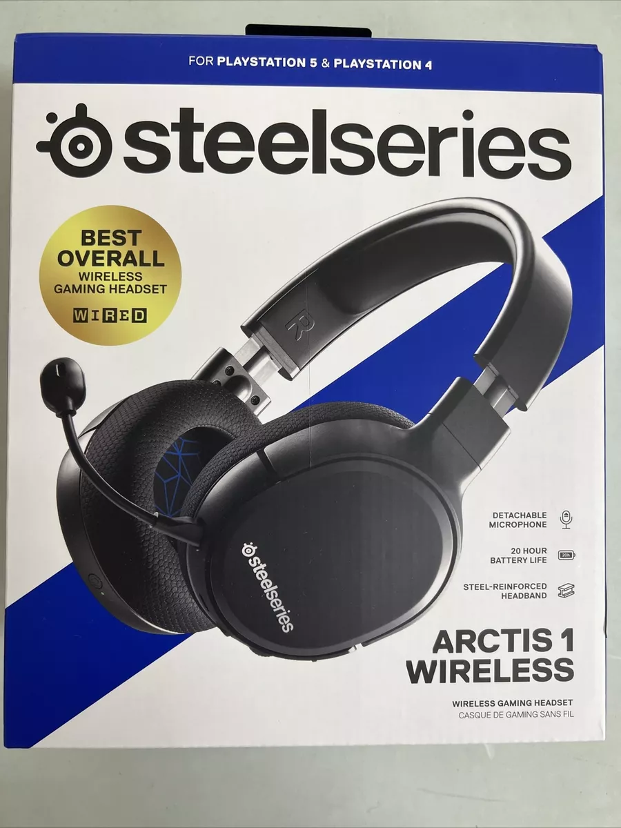 SteelSeries Arctis 1 Wireless Gaming Headset for Playstation – USB-C  Wireless