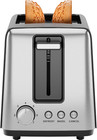 2 Slice Toaster, 7 Shade Settings, Removable Crumb Tray, Thick Bread and Bagel T