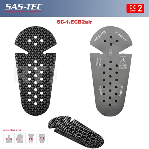 SAS-TEC Tripleflex Thin CE LEVEL 2 Motorrad Biker Jacke Ellenbogenpanzerung Upgrade - Bild 1 von 5