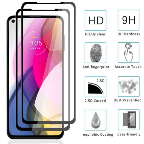 4X Tempered Glass Full Cover Screen Protector for Motorola Moto G Pure/Play/G32 - Picture 51 of 54
