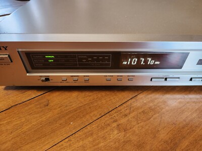 Sony ST-J75 FM Stereo Tuner Powers On Read!! | eBay