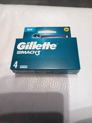Lot De Rechange Gillette MACH3 – 8 Lames Neuves, Compatible MACH3 Et MACH3 Turbo, Pour Homme, Emballage D'origine