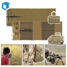 Tactical Shooting Mat Waterproof Padded Roll-Up Prone Pad for Hunting Outdoor