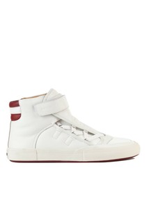 Bally Mens White Eartly High-Top Leather Sneakers NWT ...