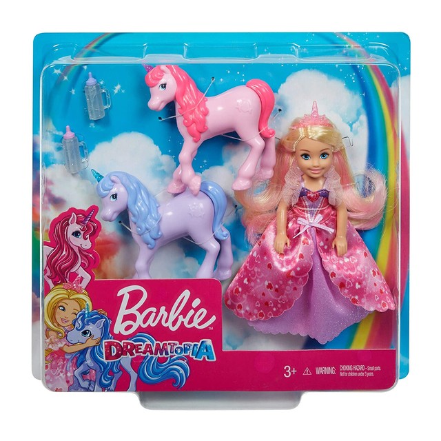barbie princess unicorn gift set