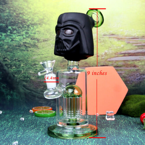 STARKER PECOLATOR Bong Wasserpfeife berauschendes Glas Wasserpfeife Glas Bong Cartoon Bubbbler - Bild 2 von 10
