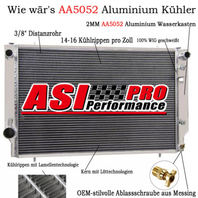 4 Reihe Kühler 62mm Für 1975-96 Jaguar Daimler V12 XJ12 Series 3 XJ-S 5.3L 6.0L