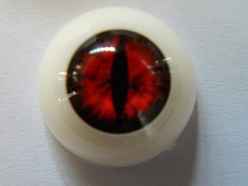 Realistic Acrylic Eyes for Halloween PROPS, MASKS, DOLLS or Bears (Snake 26mm) - 第 1/1 張圖片