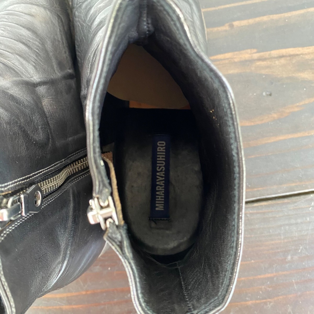 MIHARA YASUHIRO Embossed Boots Dress Shoes men's 25.5cm