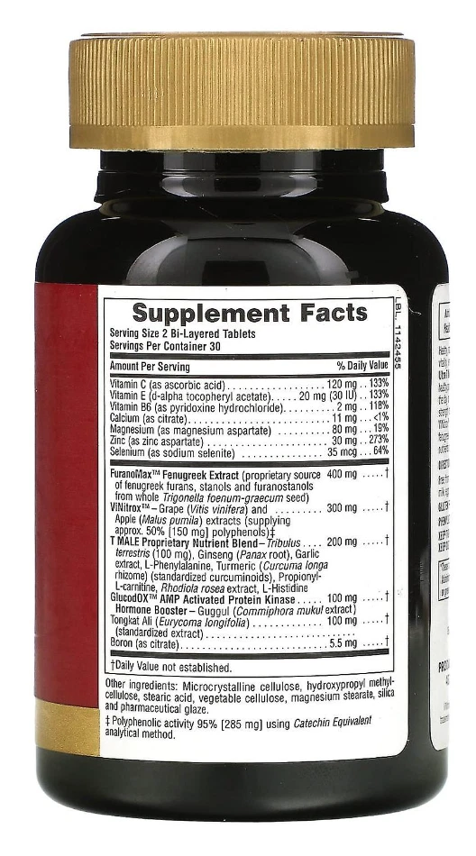 Nature’s Plus Ultra T Masculino Máximo Impulso de Testosterona para Hombres 50 Fichas Fresco Foto 2 de 2