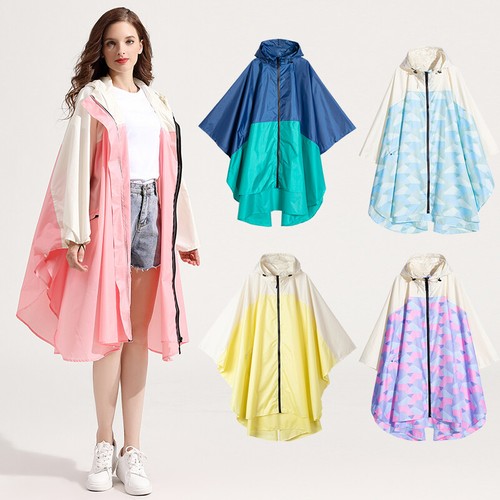 Fashion J&K Style Unisex Portable Raincoats Rainproof Hiking Cycling Rain Cape - Picture 3 of 53