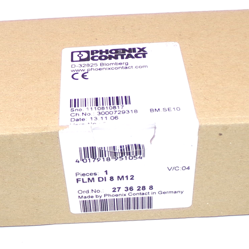 Phoenix Contact 8-Channel Digital Input Distributed I/O Device FLM DI 8 M12 - Picture 3 of 4