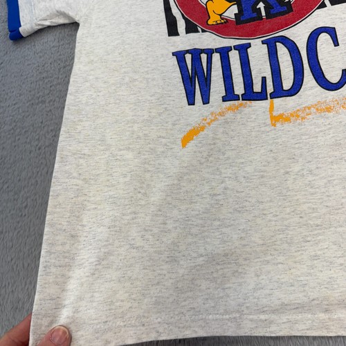 Vintage Kentucky Wildcats t shirt mens XL 90s March madness basketball gray Flaw - Picture 2 of 7