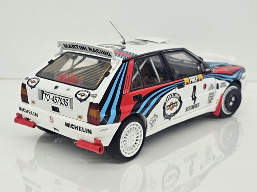 Coche modelo diecast Kyosho 1:18 Lancia Delta #4 D Auriol / B Occelli Rally - Imagen 4 de 14