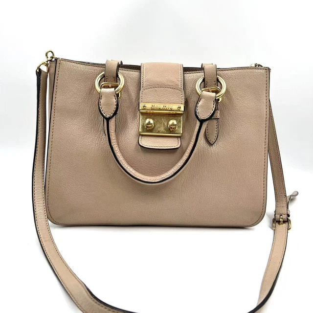 11.01 15 Miu Miu Madras Top HANDLE Bag