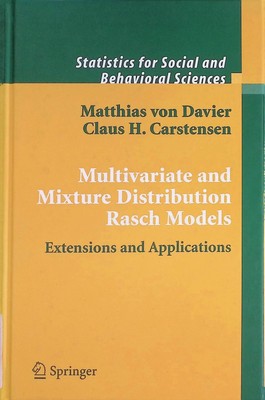 Multivariate and Mixture Distribution Rasch Models: Extensions and Applications 