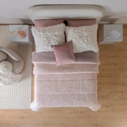 GEOMETRISCHE DECKE MIT SHERPA SEHR WEICH DICK & WARM KING SIZE HERGESTELLT IN MEXIKO - Bild 1 von 5