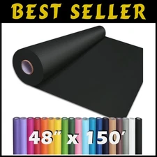 High-Quality Uncoated Kraft Paper Roll - 55LB, Black