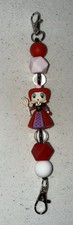 ALICE WONDERLAND Phone Charm Silicone Bead Phone/Tumbler Grip W/AttachmentsQUEEN