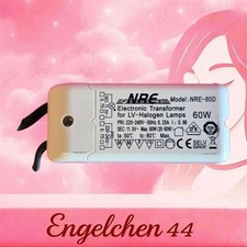 NRE Halogen Trafo NRE-60 60W Electronic Transformer Driver Stromumwandler 20-60W