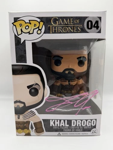 Funko Pop! Vinyl: Game of Thrones - Khal Drogo #90 Signed Jason Momoa-w/COA