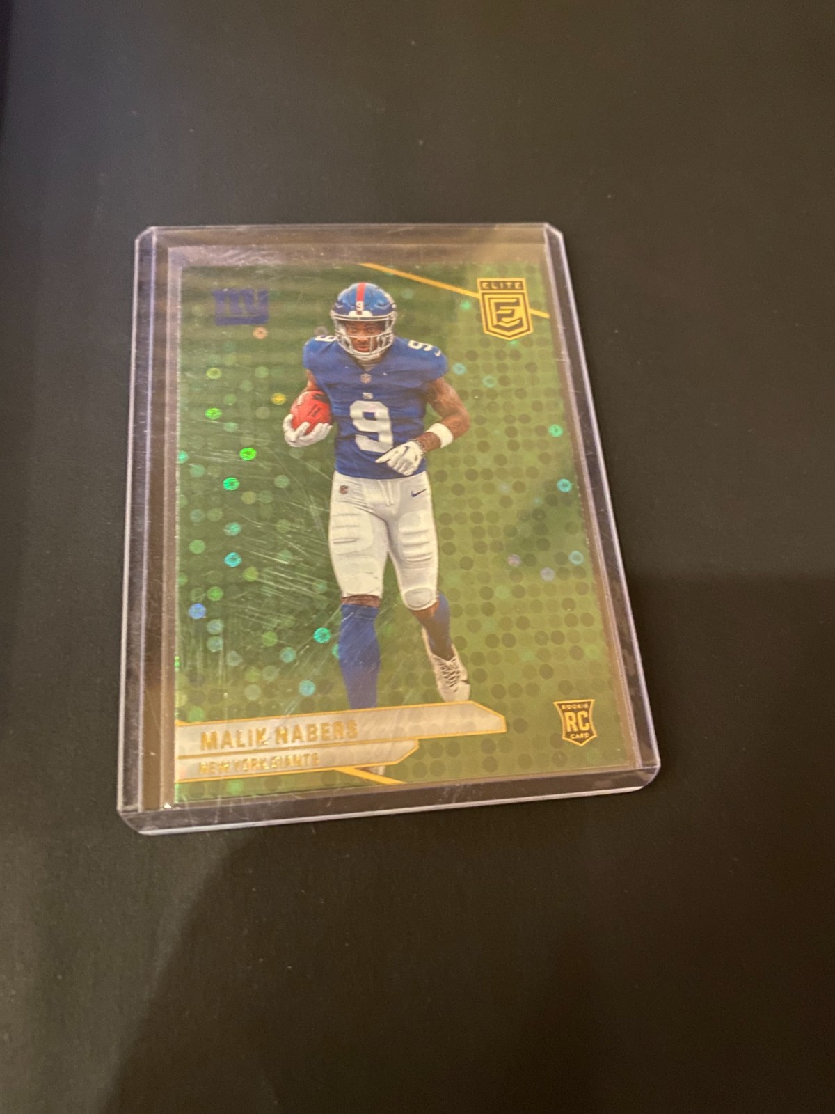 2024 Panini Donruss Elite - Rookies Malik Nabers #196 Green Disco (RC)