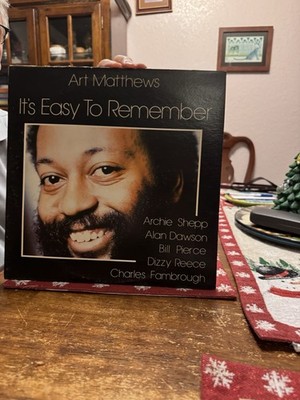 ART MATTHEWS IT'S EASY TO REMEMBER LP MATRA RECORDS 1979 US JAZZ DIZZY REECE VG+