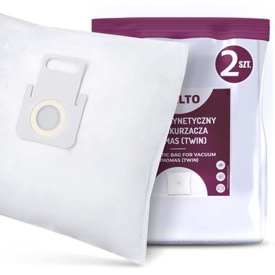 2x Staubsaugerbeutel für Thomas Twin T 1 2 3 Orca Hygiene Genius Helper Aquawash