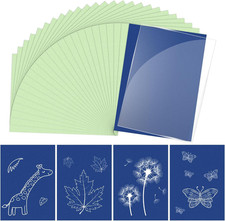 Cyanotype Kit with 30 Sheets Sun Print Paper  Acrylic Panel, Solar Printing Art