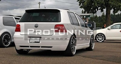 GT Sport Rear Bumper Spoiler For Golf IV MK4 Hatchback Splitter/ Skirt addon