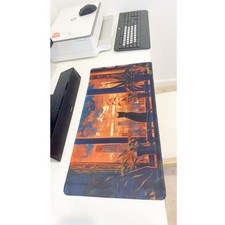 Cat Sunset Large Gaming Mouse Pad 23.6"x11.5" Non-Slip Keyboard Desk Mat