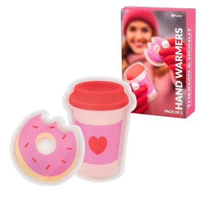 Fisura Handwärmer ''Donut y termo'' Set 2 Stück