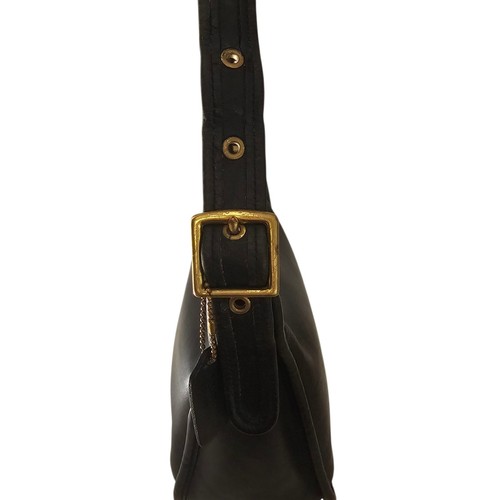 Bolso Bandolera Coach Janice Legacy 9950 De Colección Cuero Negro Latón - Imagen 11 de 18