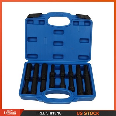16pcs Locking Lug Nut Master Set Wheel Lock Key Removal Tool Kit double hex-head