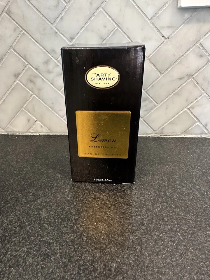 THE ART of SHAVING Lemon Essential Oil EDT Fragrance 100 mL 3.3 FL Oz NEW