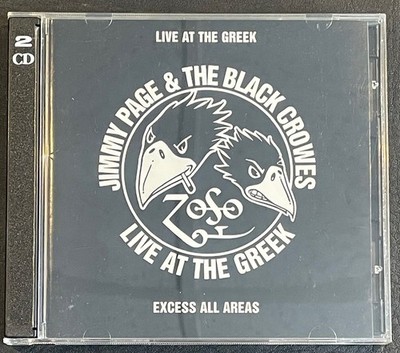 Jimmy Page And The Black Crowes Live At The Greek Excess All Areas 2 CD Set