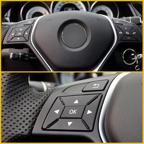 Steering Wheel Switch Button Car Interior Black Color Direct Replacement - Picture 3 of 12