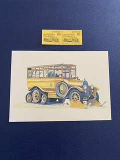 Schweden postfrisch Bus Postbus paar Karte
