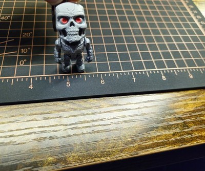 3d Printed And Painted Eyes T800 Keychain