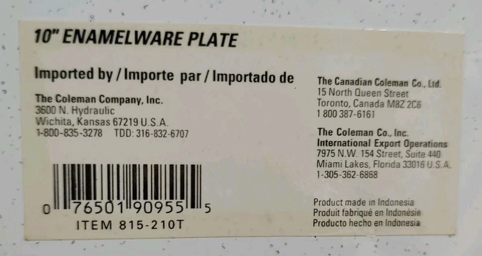 Набор из 4 неиспользованных эмалированных обеденных тарелок 10 дюймов круглая обеденная тарелка с серебряным ободком! - Изображение 3 из 4