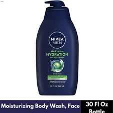 Nivea Men Maximum Hydration Body Wash for Dry Skin, Aloe Vera Enriched