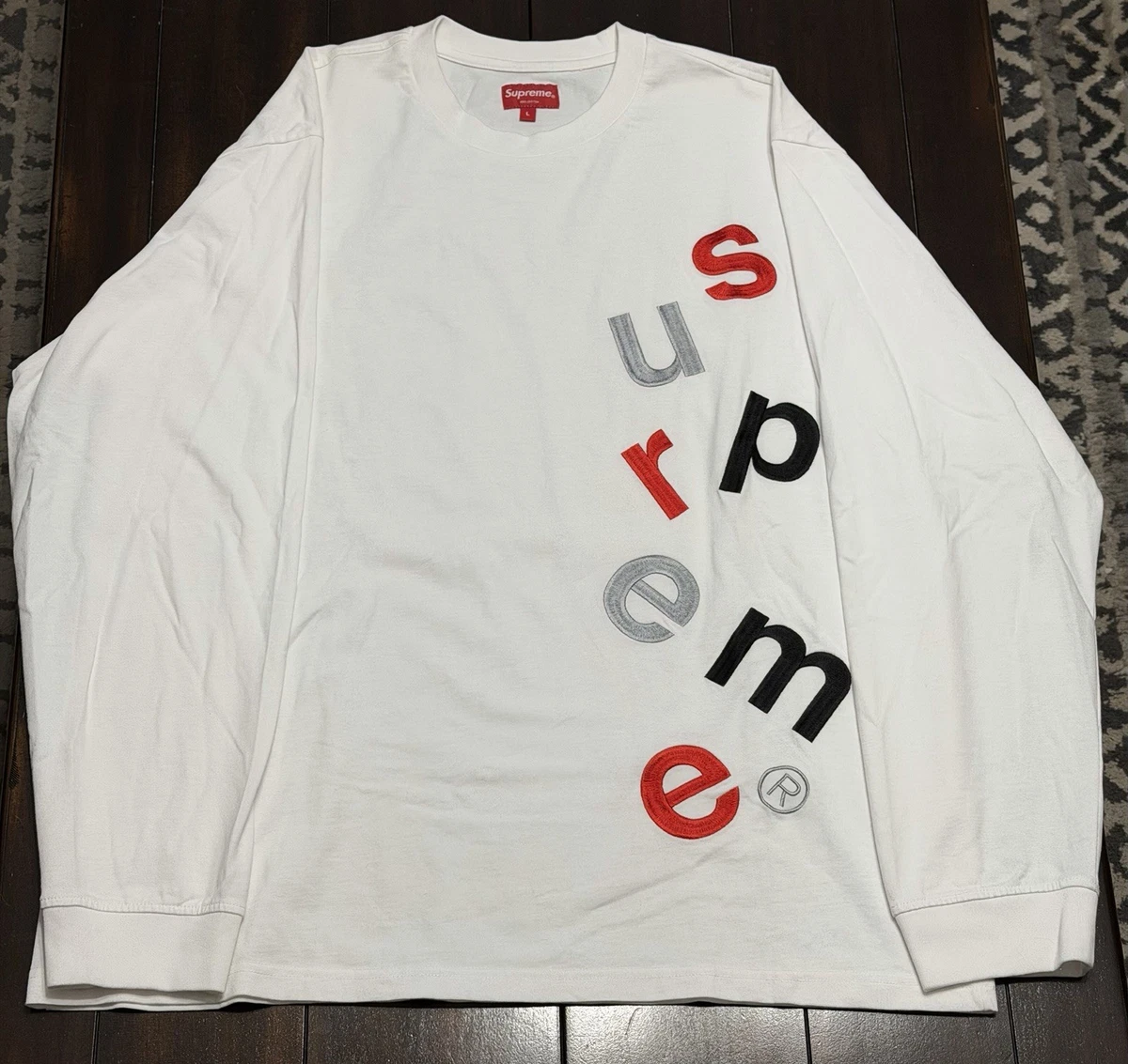 Supreme Long Sleeve White Shirts for Men for sale | eBay