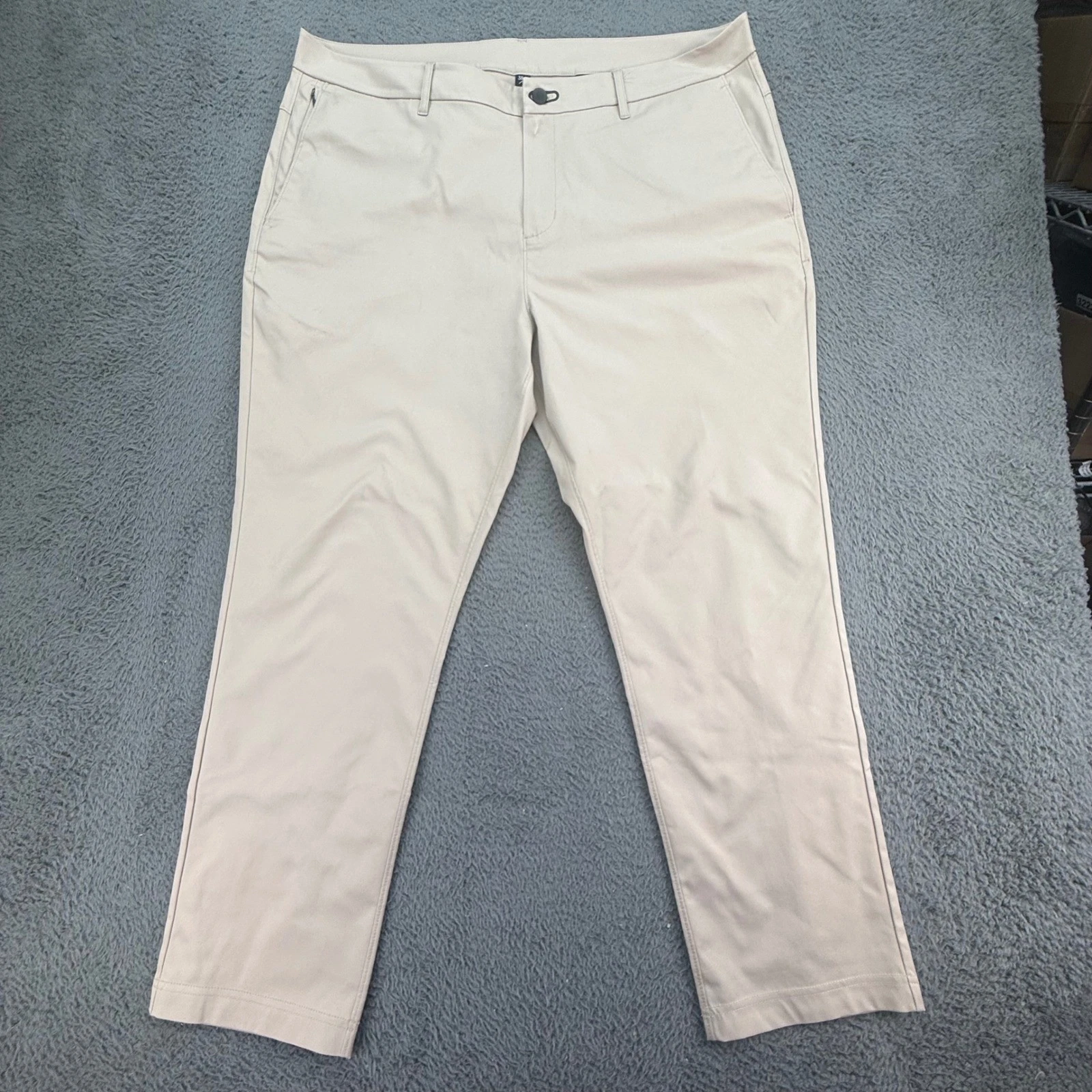 Public Rec Workday Pants Mens 38x30 Tan Khaki Performance Chino Stretch Trousers