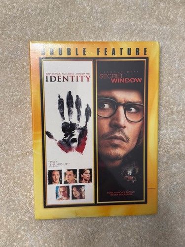 Identity/Secret Window NEW/SEALED (DVD Double Feature) Thriller/Horror - Picture 1 of 2