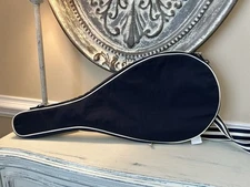 Mark And Graham Sporty Stripe Tennis Racket Cover Navy NWOT OPEN BOX