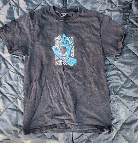 Vintage Official Santa Cruz Screaming Hand Skate T Shirt Short Sleave KIDS L - Picture 2 of 6