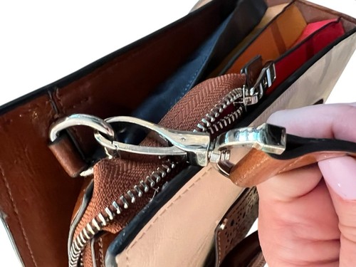 Cluci Leder Aktentasche Damen Laptoptasche 16,5 Zoll Business Schultergurt klassisch - Bild 23 von 24