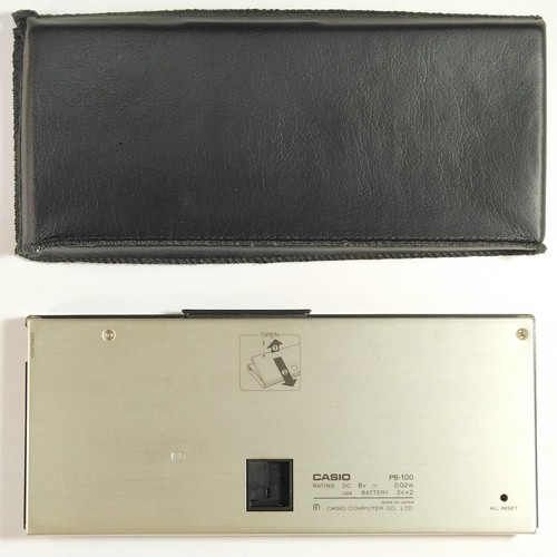 Casio PB-100 Vintage Personal Pocket Computer Calculator with box - Picture 5 of 10